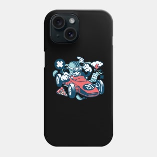 Skull racer Phone Case