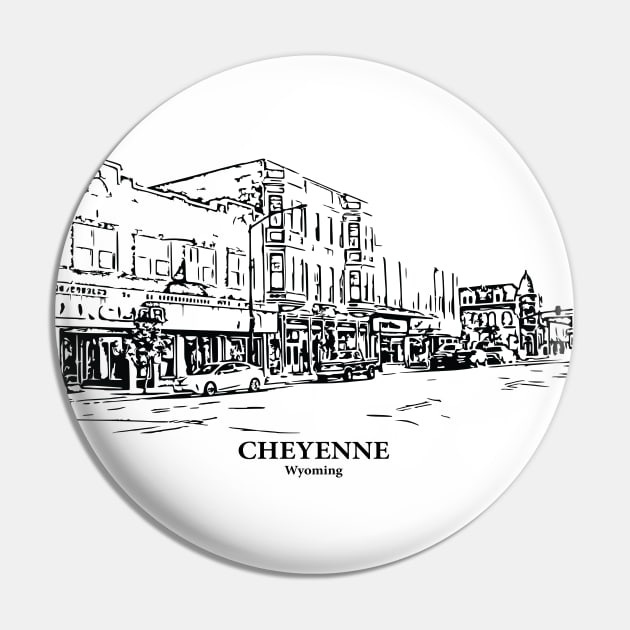 Cheyenne - Wyoming Pin by Lakeric