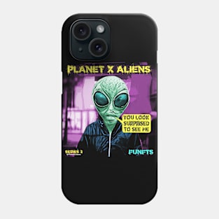 Cool 80's Retro Alien Sci Fi Surprise Phone Case