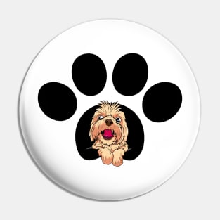 Dog Paws Pin