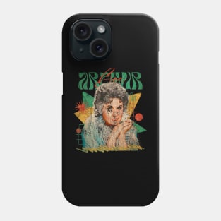 VINTAGE POP RETRO -Bea Arthur Golden Girls-  STYLE 70S Phone Case