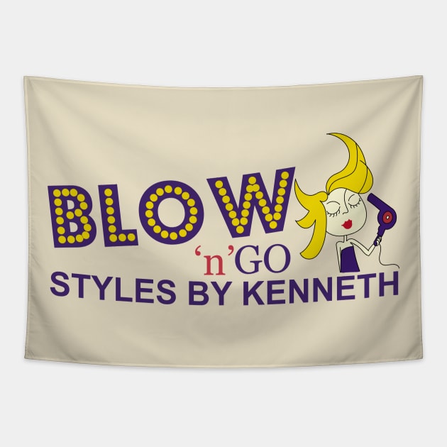 Blow 'n' Go - Styles By Kenneth Tapestry by Meta Cortex