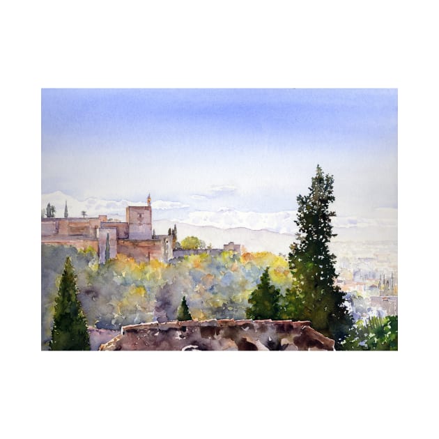 The Alhambra, Granada in November by margaretmerry