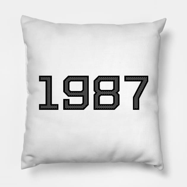 Cool Birthday Shirt 1987 Birth Year Gift Pillow by teeleoshirts