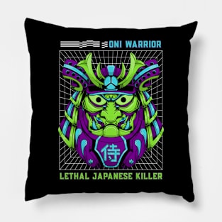 Oni warrior Pillow