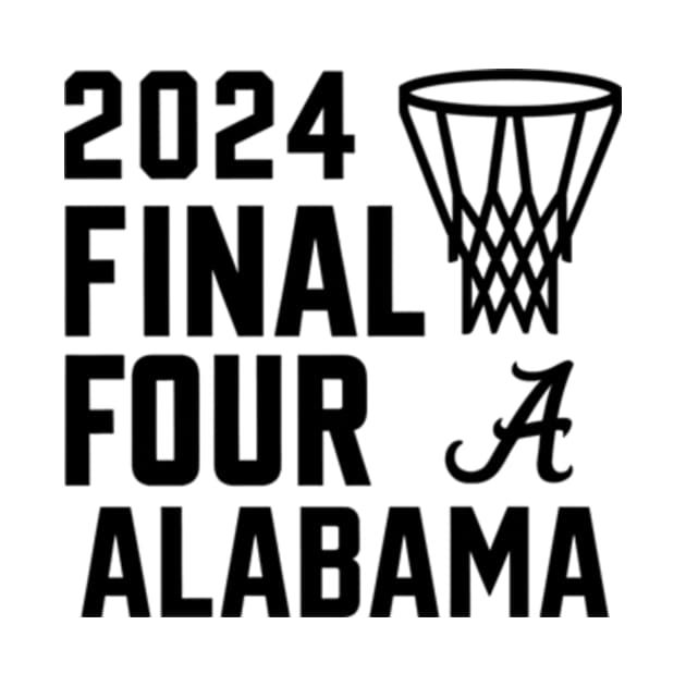 Alabama Crimson Tide Final Four 2024 March Madness by YASSIN DESIGNER