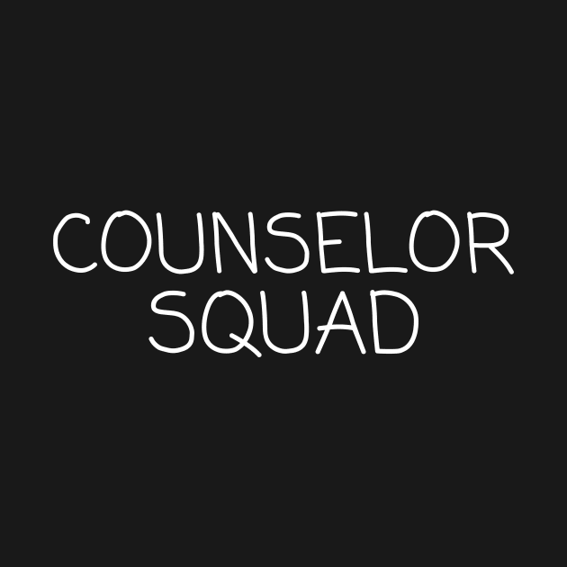 Counselor Squad by Teacher Tees