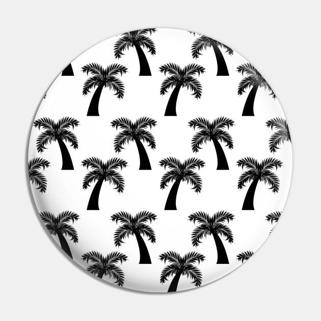 Black and white palm tree pattern Pin by Spinkly