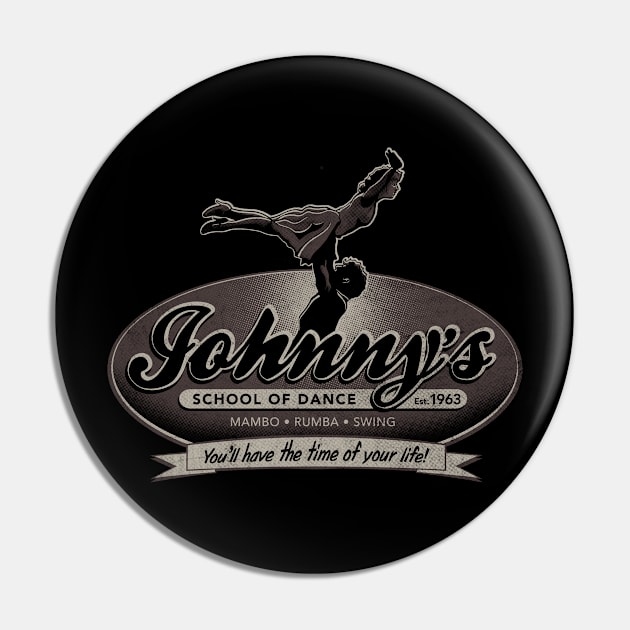 Johnny's School Of Dance Pin by RubyRed