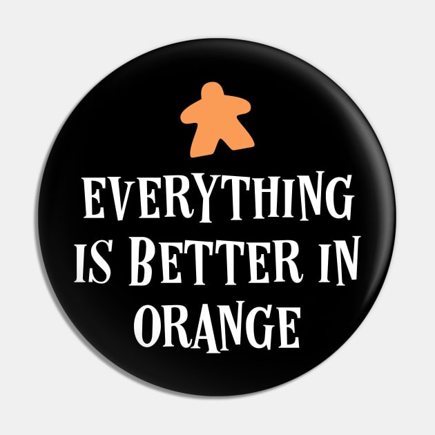 Everything is Better in Orange Board Games Meeples Tabletop RPG Vault Pin by tabletopvault