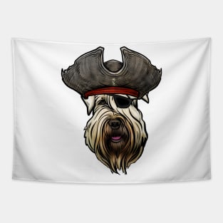 Soft Coated Wheaten Terrier Pirate Tapestry