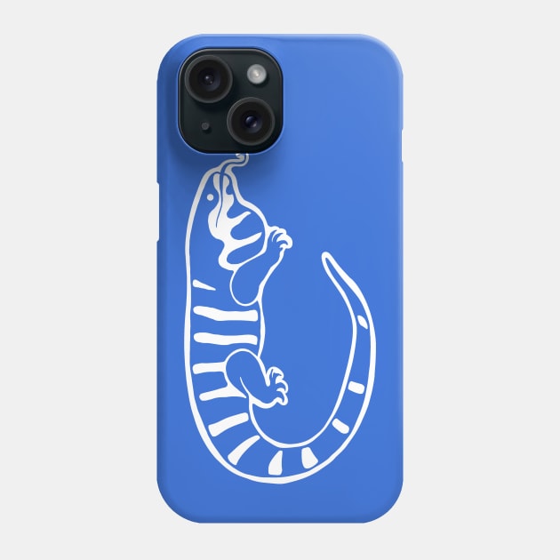 Giant Tegu. A cute lizard for reptile lovers and owners Phone Case by croquis design