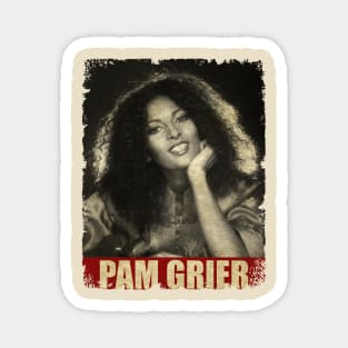 Pam Grier - NEW RETRO STYLE Magnet