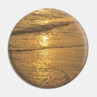 Sunset ocean waves Pin