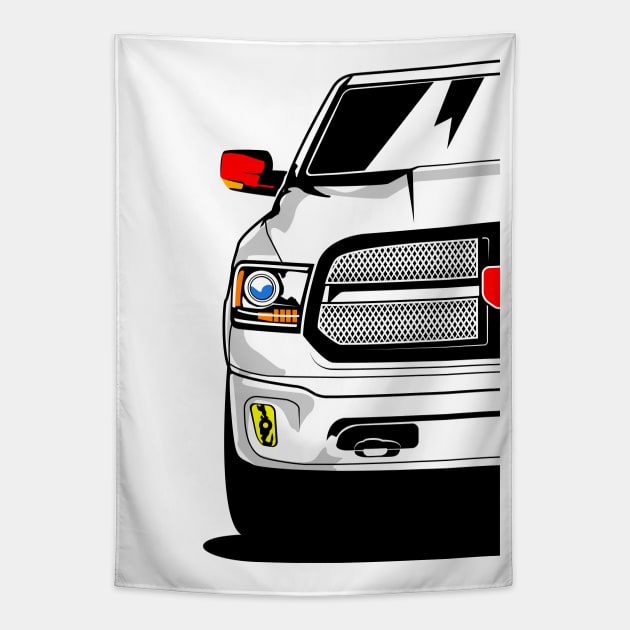 Dodge RAM Truck Tapestry by EtyazaForez