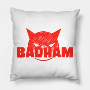 Badham Logo- Red Design Pillow