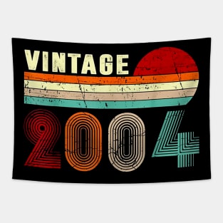Vintage 2004 Funny 16 Years Old Boys and Girls 16th Birthday T-Shirt Tapestry