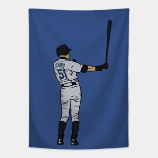 Ichiro Batting Ritual Tapestry