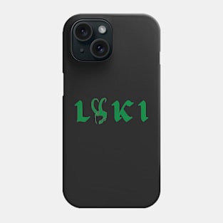 helmet logo green Phone Case