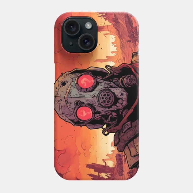 Post Apocalyptic Psycho Survivor Phone Case by Nightarcade