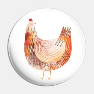 Folk hen Pin