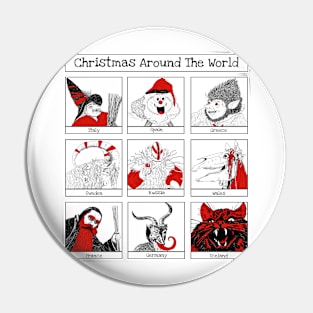 Christmas Characters Around The World Illustrations Pin