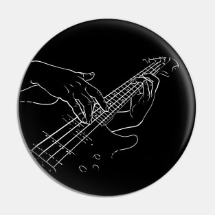 Bass Player-Music-Jazz-Rock-Blues-Metal Pin