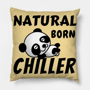 Natural born killer... With a kawaii panda twist Pillow