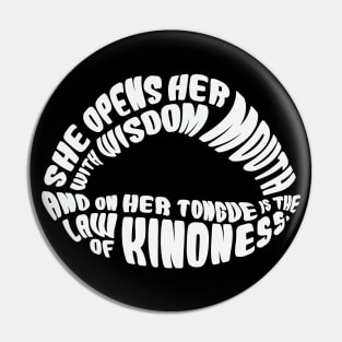 Girl of wisdom Pin