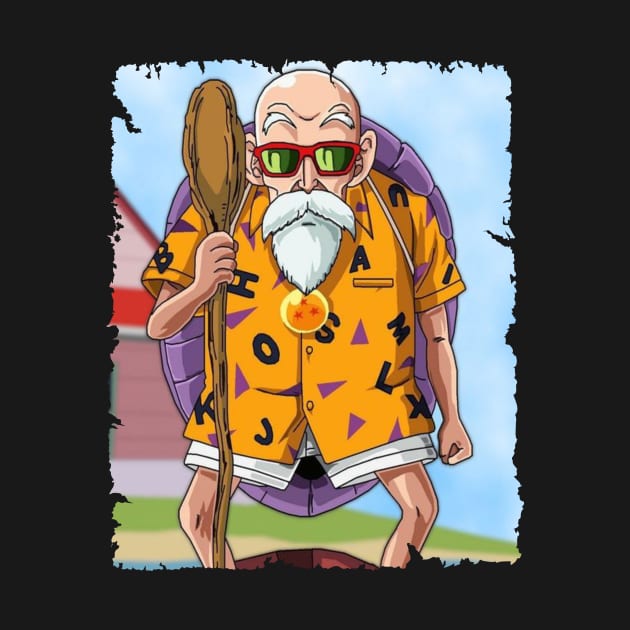 MASTER ROSHI MERCH VTG by Kiecx Art