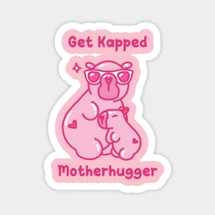 Capybara Get Kapped Hugger - Khat&Kappibara Magnet