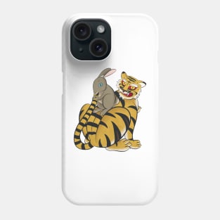 Minhwa: Rabbit Teasing Tiger Phone Case