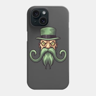 Scary green leprechaun Phone Case