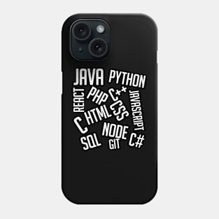 Coding T-Shirt Phone Case