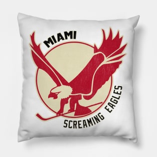 Defunct Miami Screaming Eagles Hockey SM Pillow