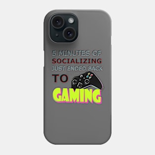 FUNNY GAMING SENTENCE QUOTES Phone Case