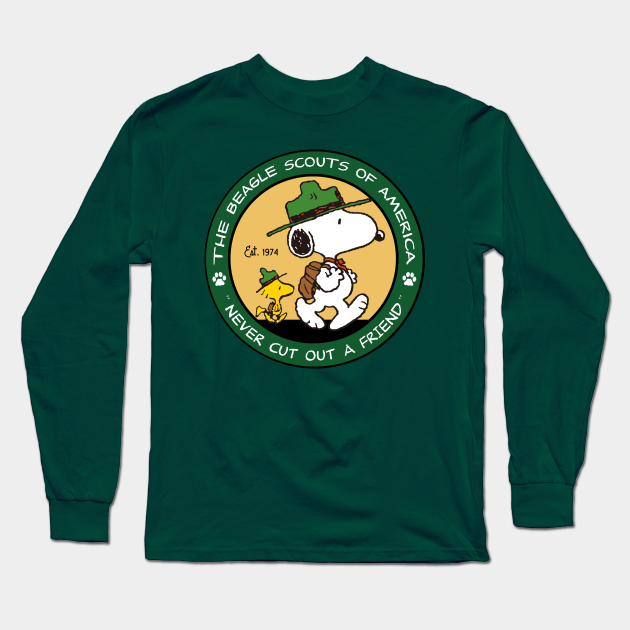 The Beagle Scouts - Peanuts - Long Sleeve T-Shirt