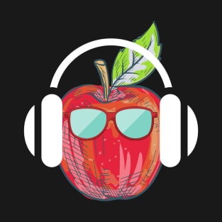 Cider Zone - White Headphones T-Shirt