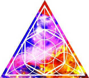 Sacred Geometry Triangle Magnet