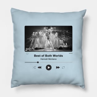Best Of Both Worlds - Music Player Illustrations Pillow