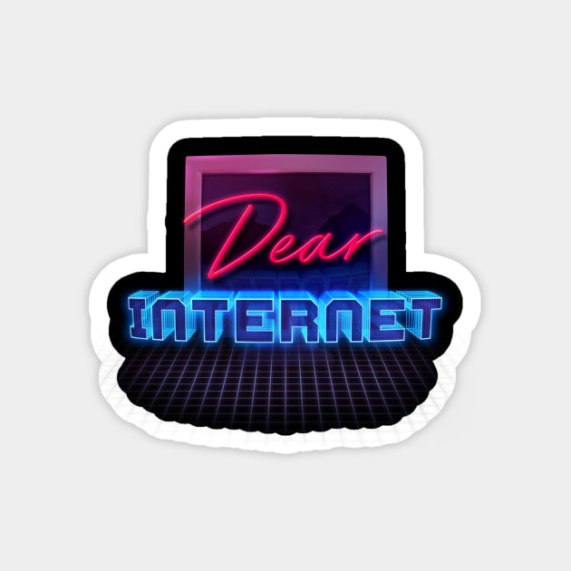 Dear Internet - Transparent Magnet by GeeklyInc