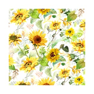 Watercolor Sunflower 2 T-Shirt