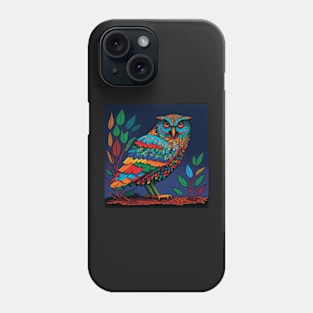 Colourful Mosaic Owl Phone Case