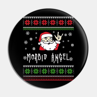 morbid angel santa metal Pin