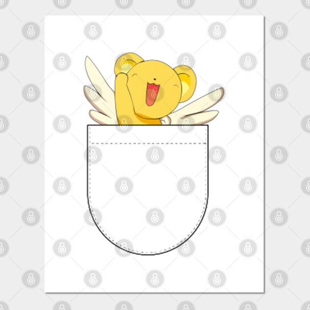 Card Captor Sakura Patches Kero chan pops out of a pocket to greet you for Clow Card Captor Sakura Patches Kero chan pops out of a pocket to greet you for Clow