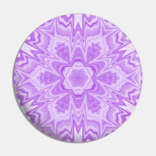 Glitched flowing ultra-violet kaleidoscope Pin