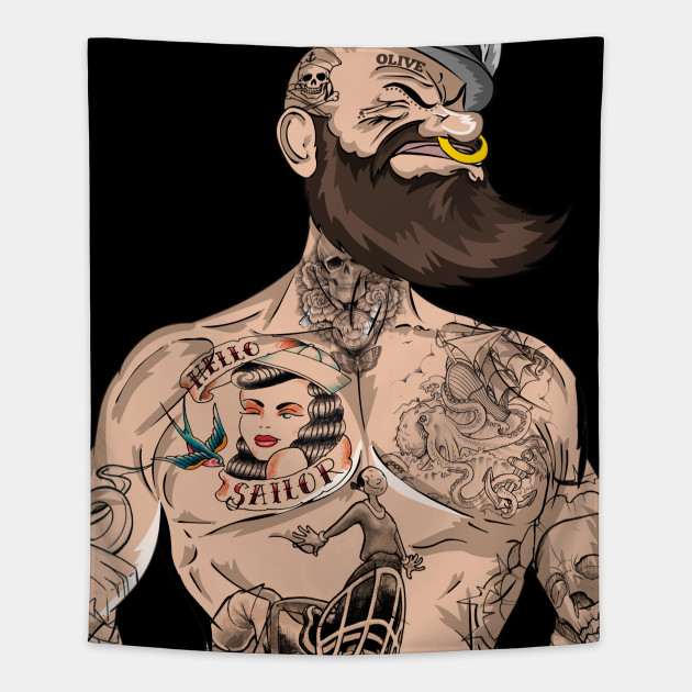 Popeye Tattoos For Men - Best Tattoo Ideas