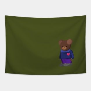 bumbbear blue Tapestry