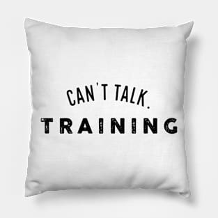 Can't Talk, Training. Pillow