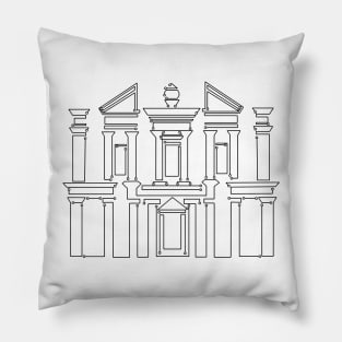 7 Digital Wonders - Petra Pillow